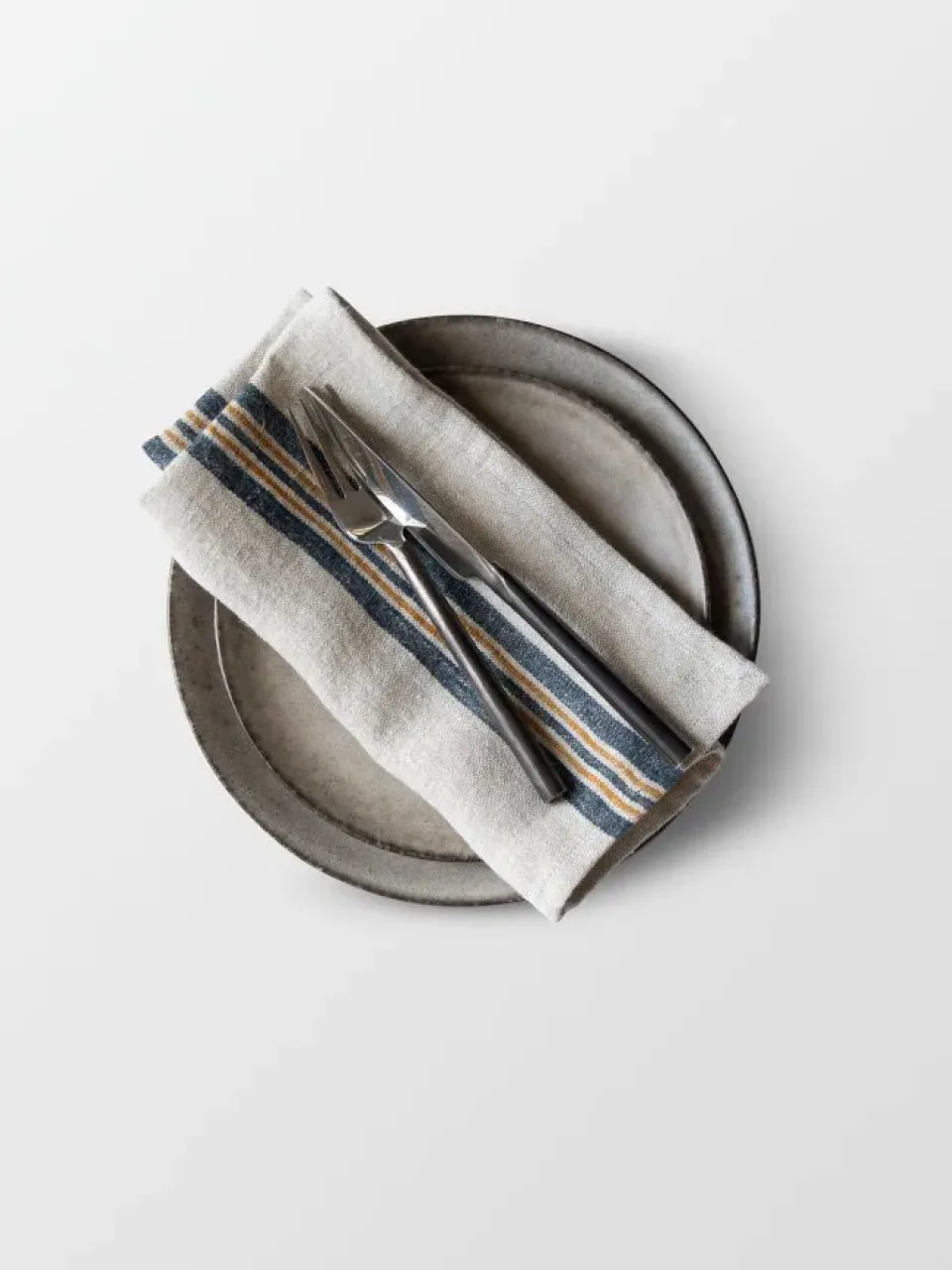 Best Tell Me More Astrid linen napkin 50x50 cm, Mustard Beige