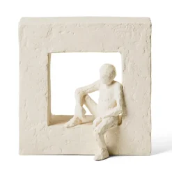 Sculptures & Porcelain Figurines^Kähler Astro sculpture, Cancer White