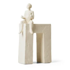 Sculptures & Porcelain Figurines^Kähler Astro sculpture, Gemini White