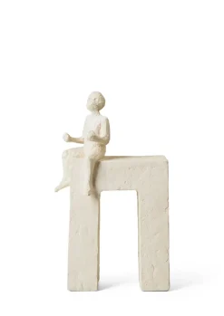 Sculptures & Porcelain Figurines^Kähler Astro sculpture, Gemini White