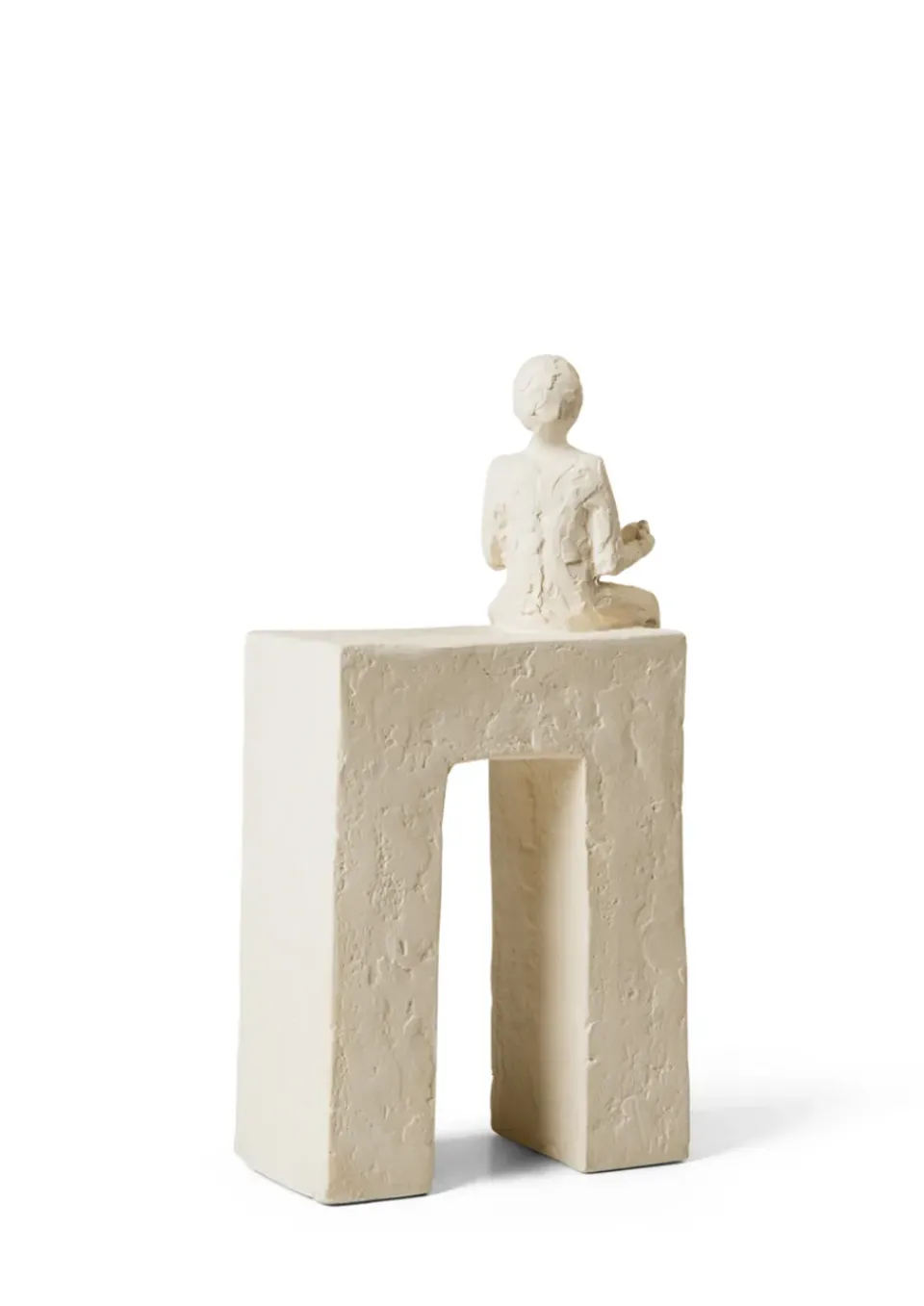 Sculptures & Porcelain Figurines^Kähler Astro sculpture, Gemini White