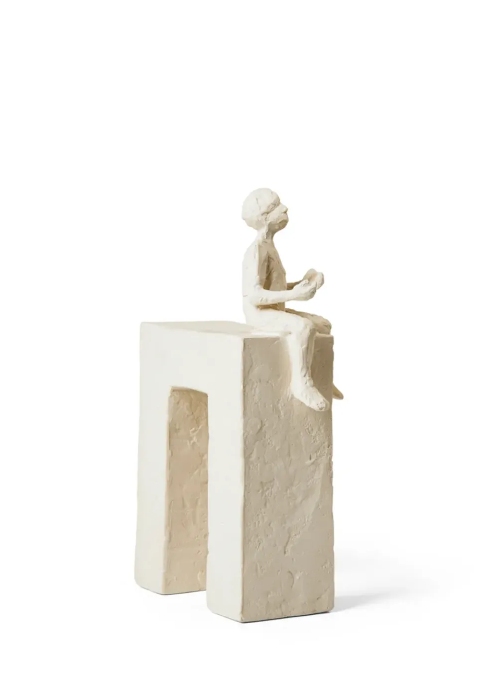 Sculptures & Porcelain Figurines^Kähler Astro sculpture, Gemini White