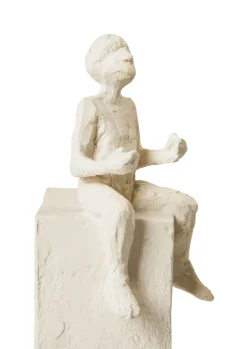 Sculptures & Porcelain Figurines^Kähler Astro sculpture, Gemini White