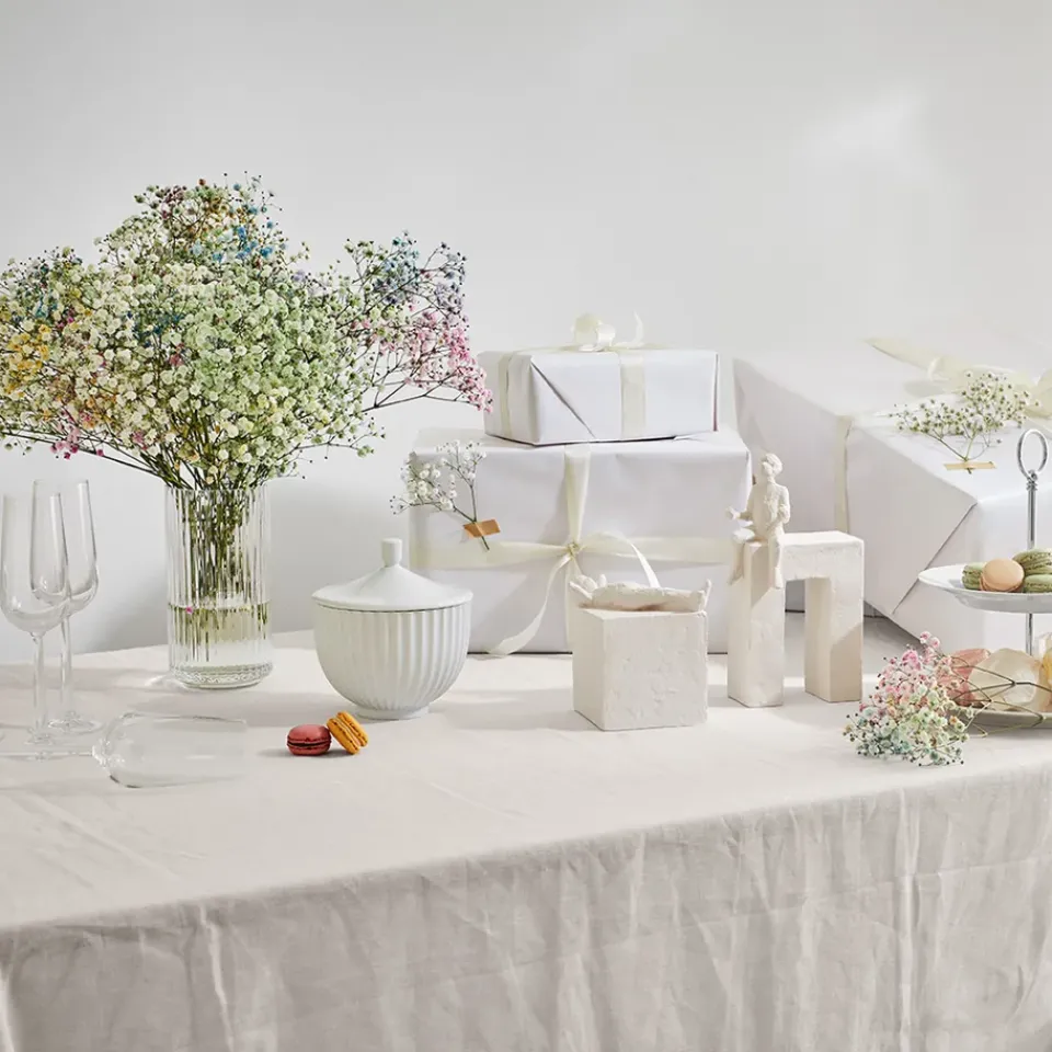 Sculptures & Porcelain Figurines^Kähler Astro sculpture, Gemini White