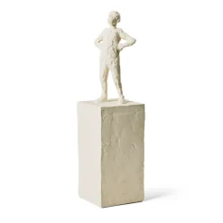 Sculptures & Porcelain Figurines^Kähler Astro sculpture, Leo White