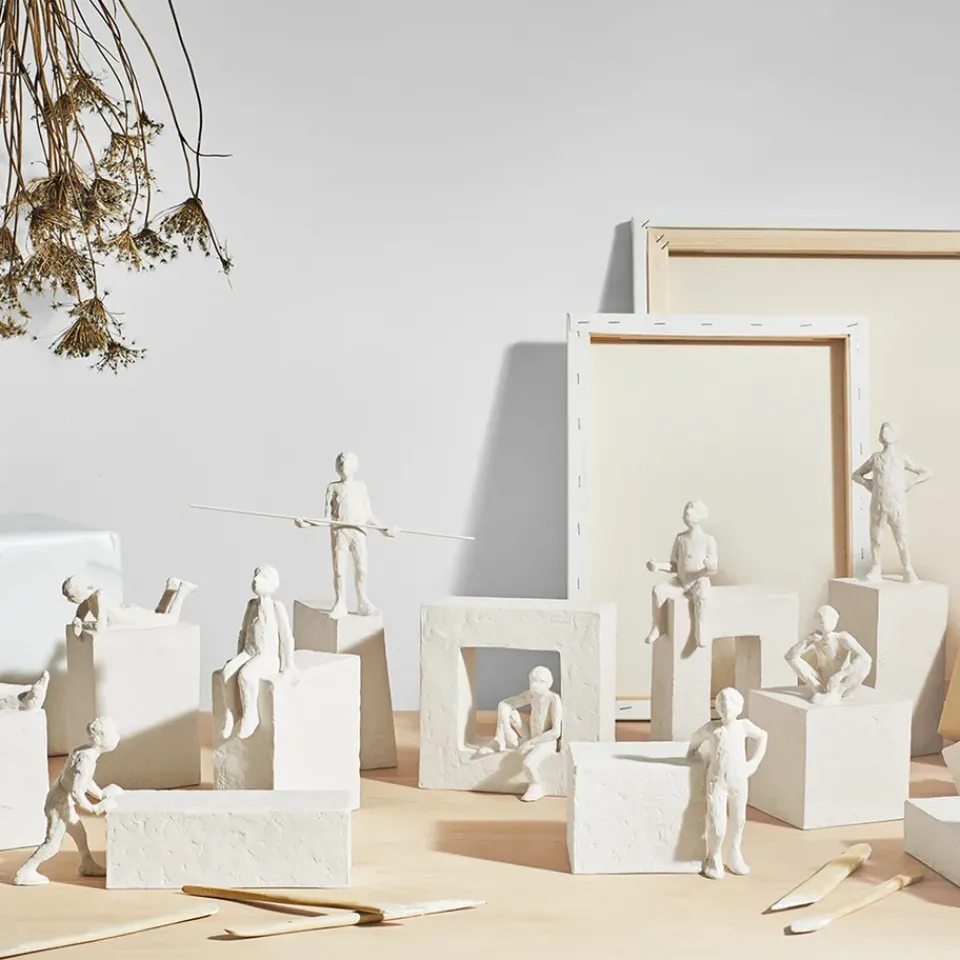 Sculptures & Porcelain Figurines^Kähler Astro sculpture, Sagittarius White