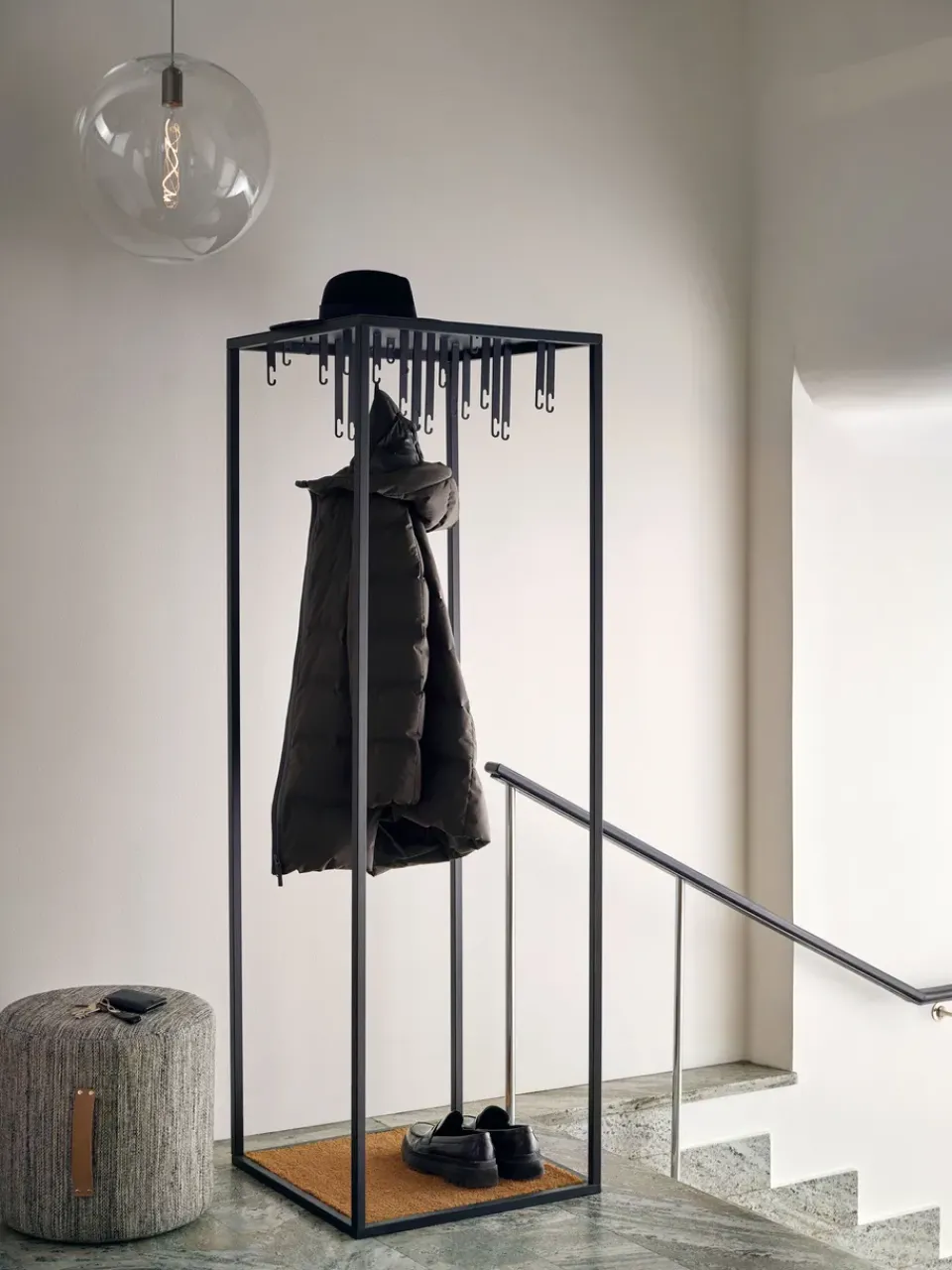 Clothes Racks, Coat Stands & Hangers|Clothes Racks, Coat Stands & Hangers^Design House Stockholm Ateljé clothes hanger, Black