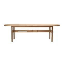 New Gärsnäs Ateljé Table, Oak-natural-knob in oak Beige