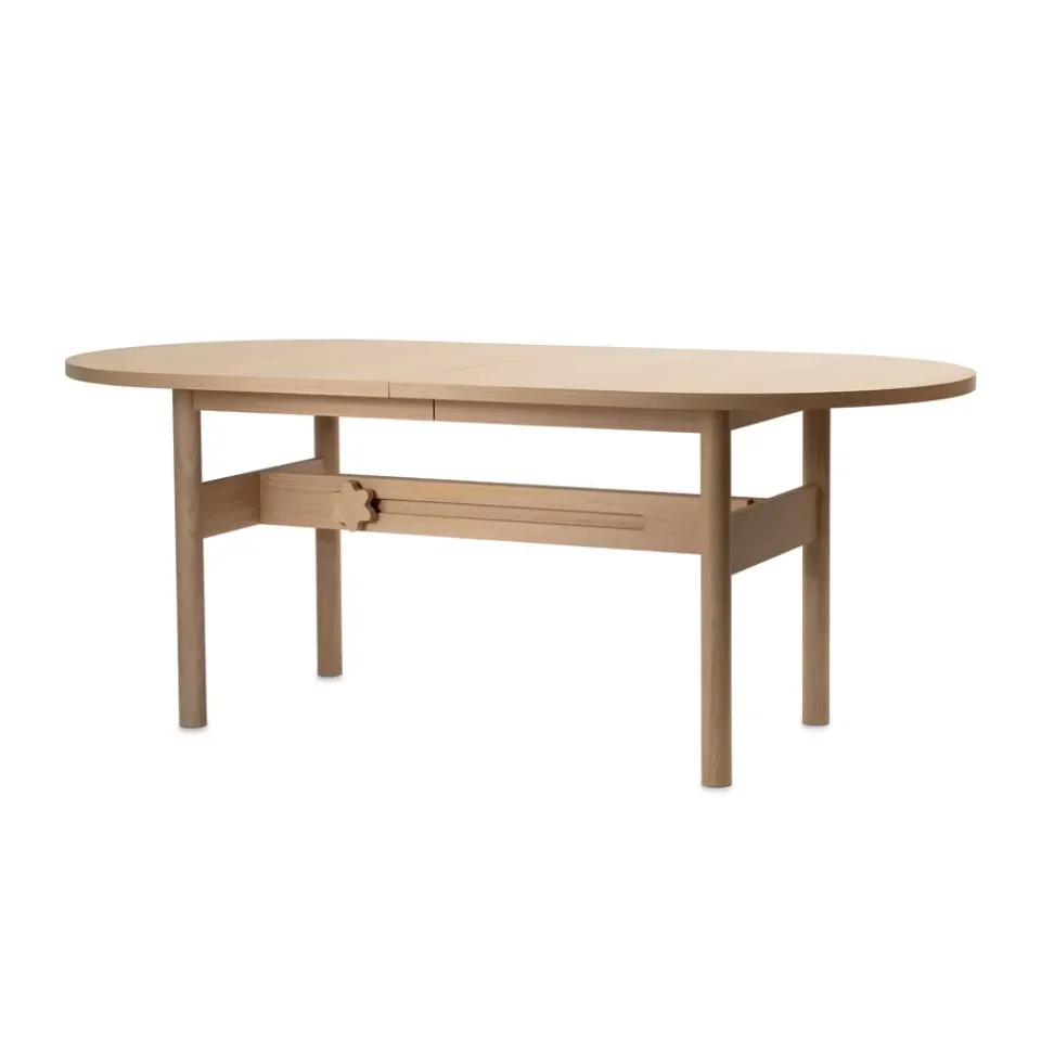 New Gärsnäs Ateljé Table, Oak-natural-knob in oak Beige