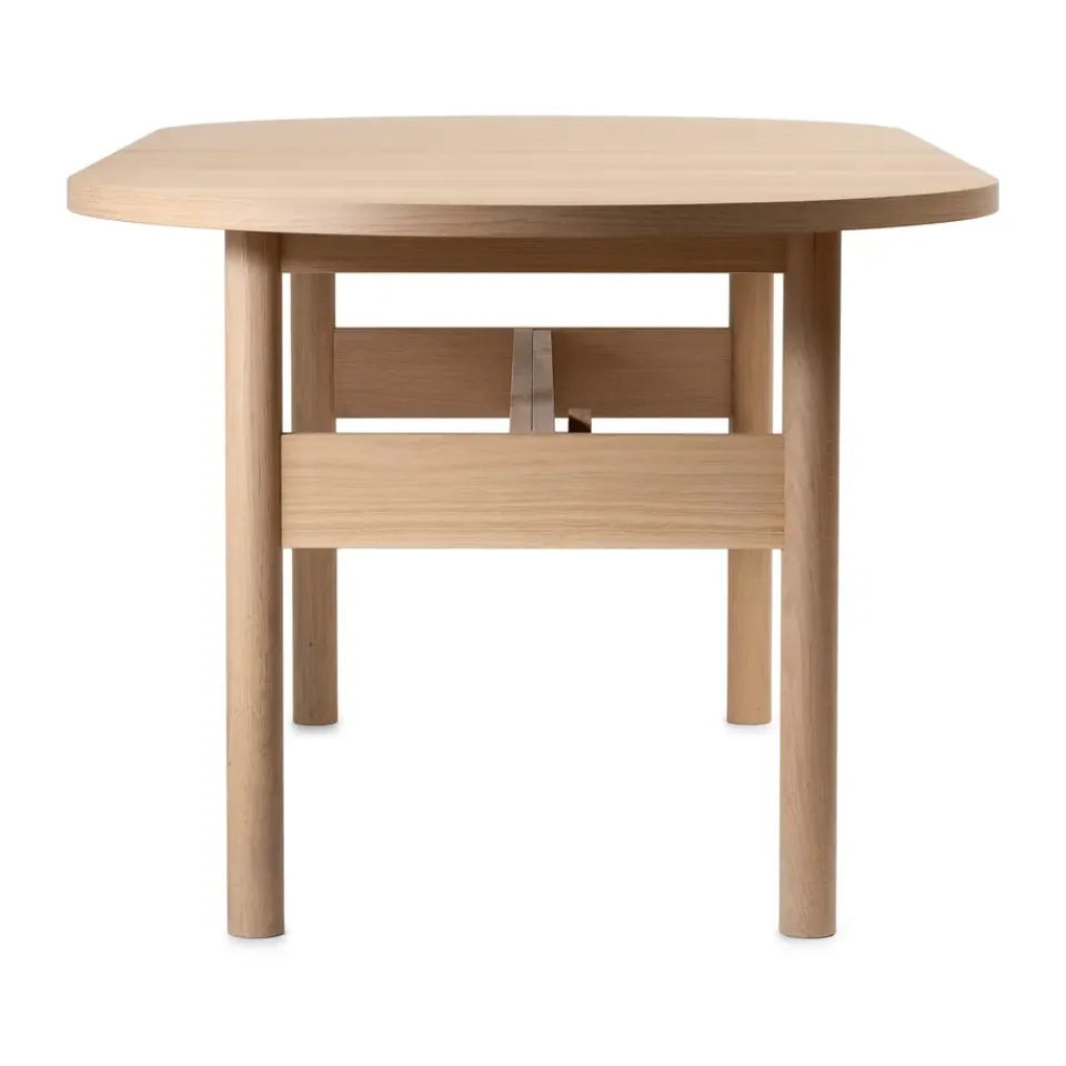 New Gärsnäs Ateljé Table, Oak-natural-knob in oak Beige