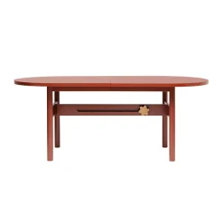 Outlet Gärsnäs Ateljé Table, Oak- stained-knob in oak Red