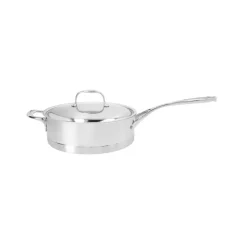 Clearance Demeyere Atlantis 7 sauté pan with lid stainless steel, Ø24 cm Silver-coloured
