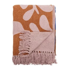 Cotton Blankets & Throws^Bloomingville Atle throw 130x160 cm, Brown