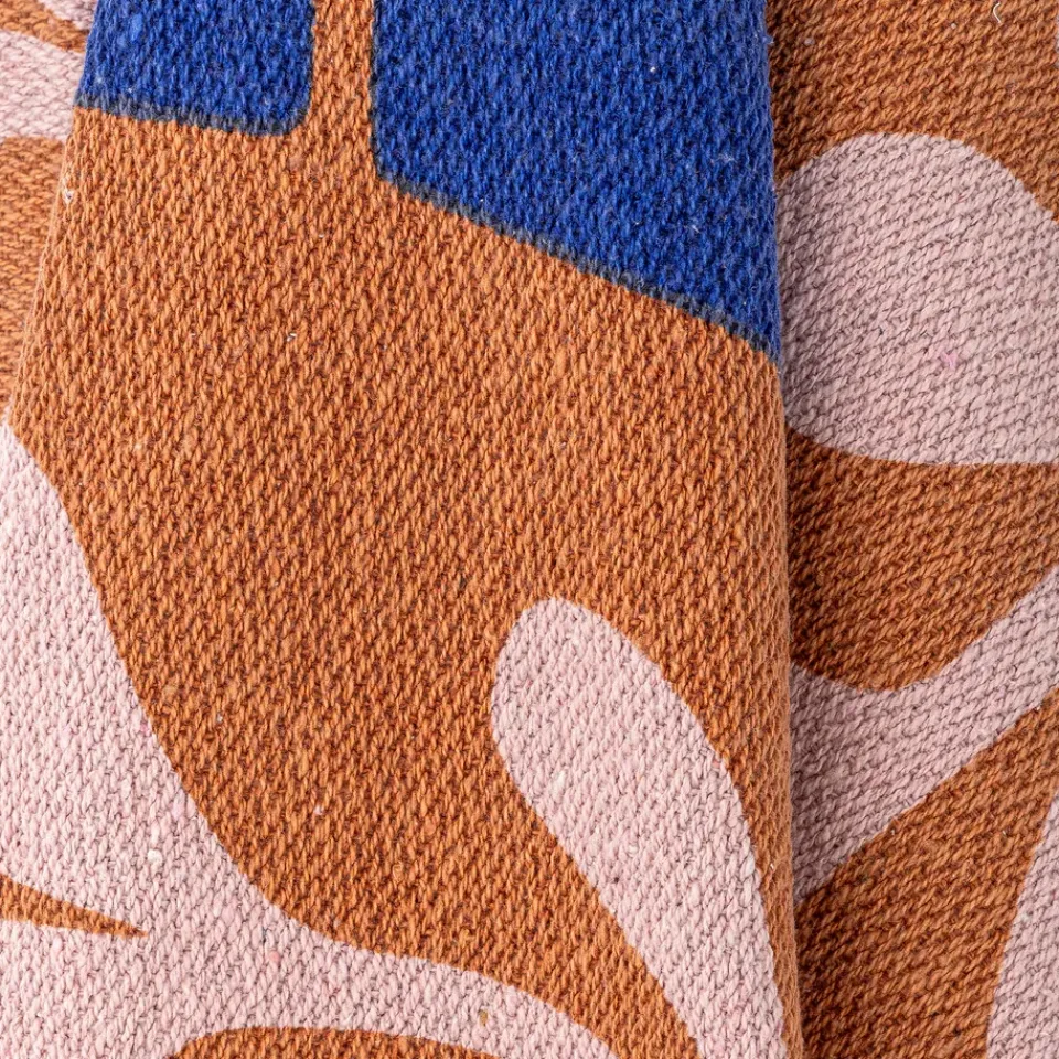 Cotton Blankets & Throws^Bloomingville Atle throw 130x160 cm, Brown