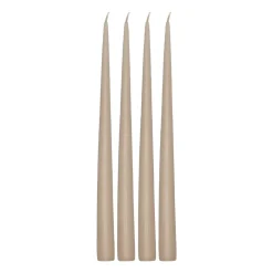 Candles^Scandi Essentials Atmosphere long candle 4 pack 32 cm, Sand Beige