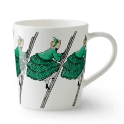 Coffee Cups^Design House Stockholm Aunt mug with handle, 40 cl Green