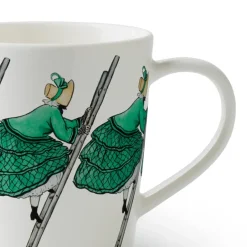 Coffee Cups^Design House Stockholm Aunt mug with handle, 40 cl Green