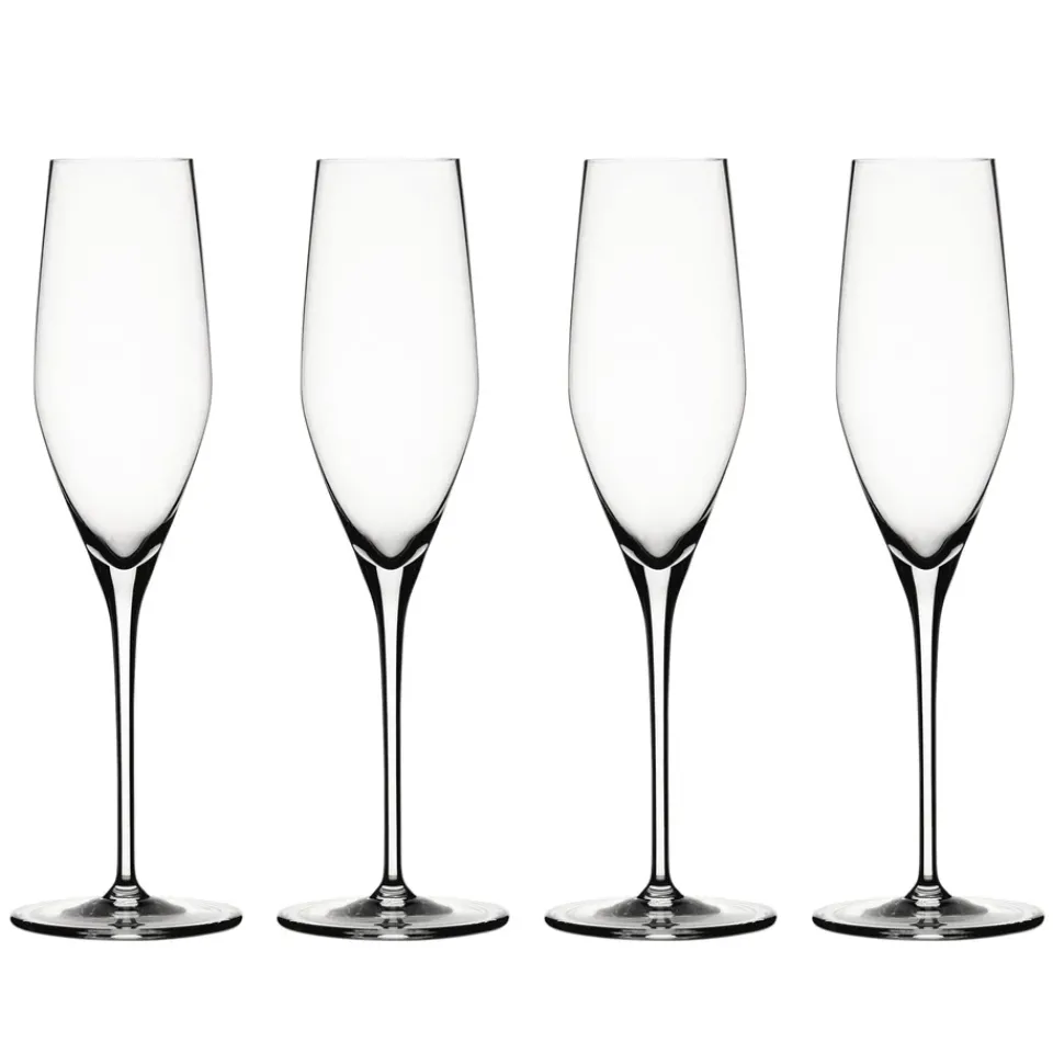 Best Spiegelau Authentis Champange glass 19cl. 4-pack, clear Transparent