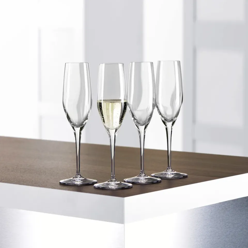 Best Spiegelau Authentis Champange glass 19cl. 4-pack, clear Transparent