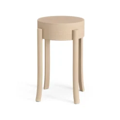 Stools^Swedese Avavick stool, Beech-natural lacquer Beige
