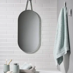 Wall Mirrors^Zone Denmark A-Wall Mirror, Soft , large Grey