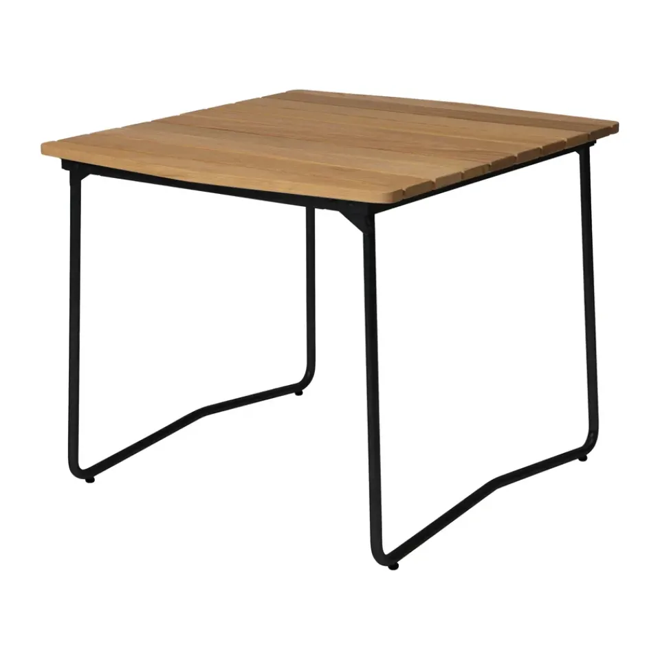 New Grythyttan Stålmöbler B31 dining table, Oiled oak-black BeigeBlack