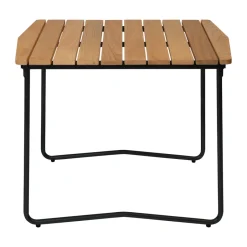 New Grythyttan Stålmöbler B31 dining table, Oiled oak-black BeigeBlack