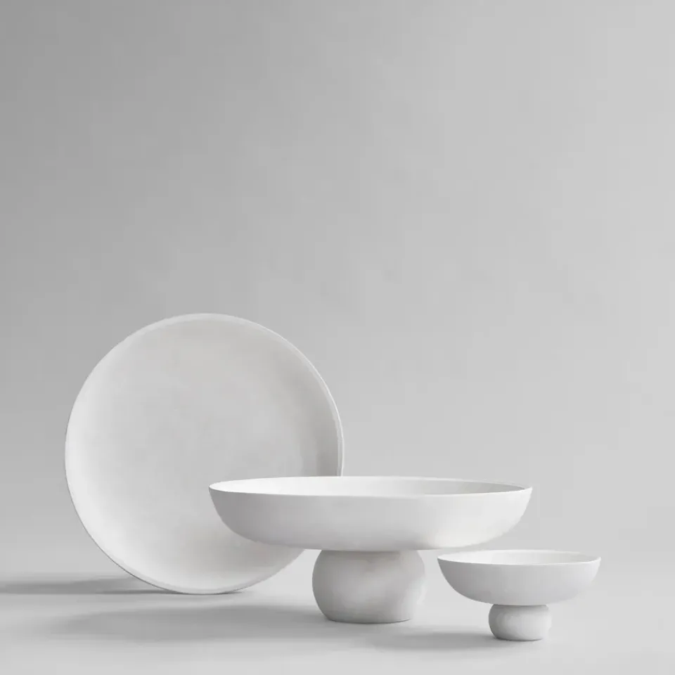 Decorative Bowls^101 Copenhagen Baburu bowl Ø43 cm, Bone White