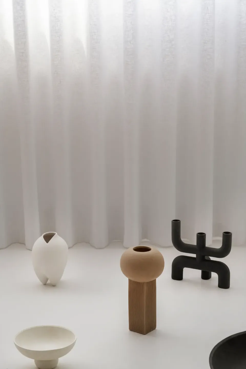 Decorative Bowls^101 Copenhagen Baburu bowl Ø20 cm, Bone White