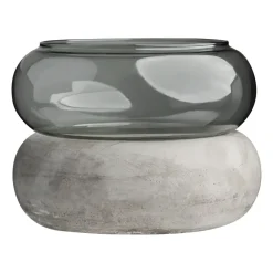 Vases^Muurla Bagel vase/lantern 22 cm, Grey