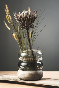 Vases^Muurla Bagel vase/lantern 22 cm, Grey