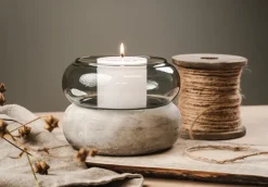 Vases^Muurla Bagel vase/lantern 22 cm, Grey