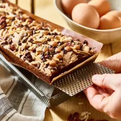 Online De Buyer Baking tray with removable base, 10.5x35 cm Silver-coloured