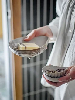 Decorative Bowls^Bloomingville Bakur decorative bowl shell 2 pieces, Beige-Grey BeigeGreyWhite
