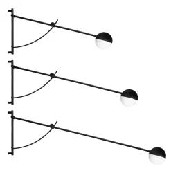 Wall Lights^Northern Balancer wall lamp, Black