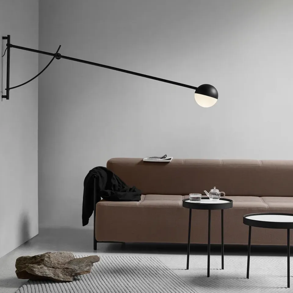 Wall Lights^Northern Balancer wall lamp, Black