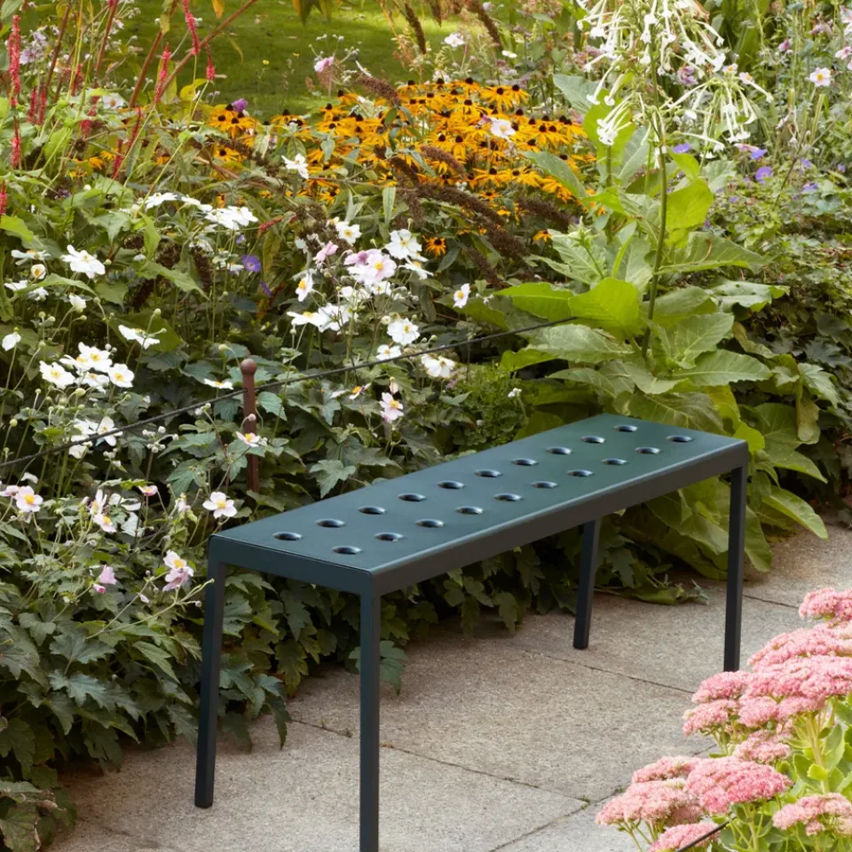 Garden Sofas & Garden Benches^HAY Balcony bench, Iron , 119.5 cm Red