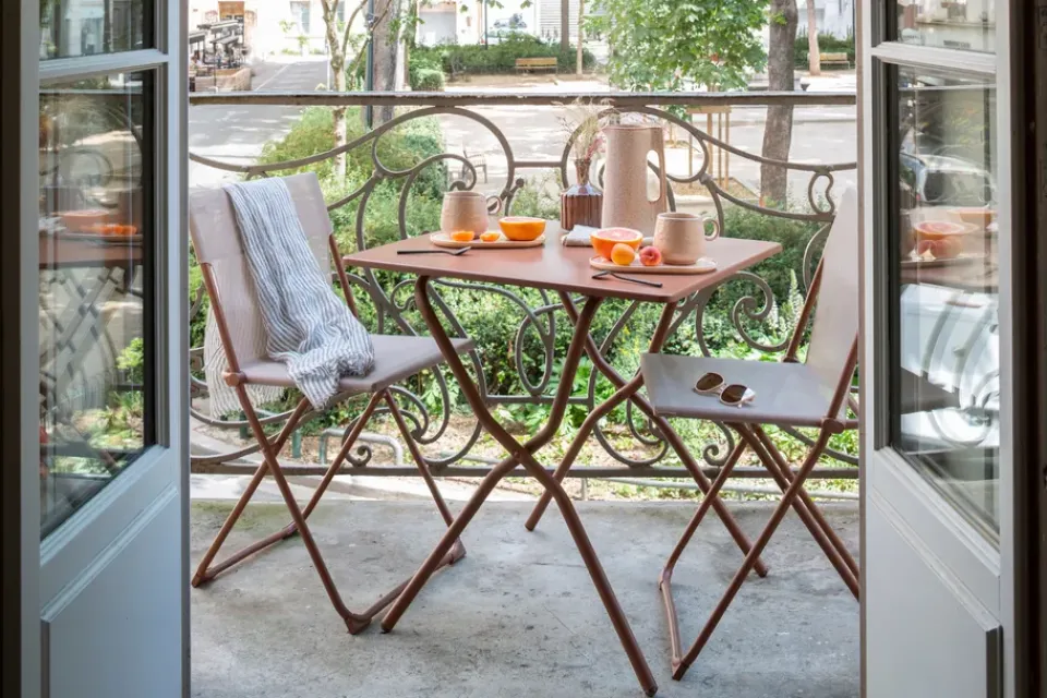 Hot Lafuma Balcony chair, Canyon/Terracotta Brown
