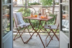 Balcony Furniture^Lafuma Balcony table, Canyon/Terracotta Brown