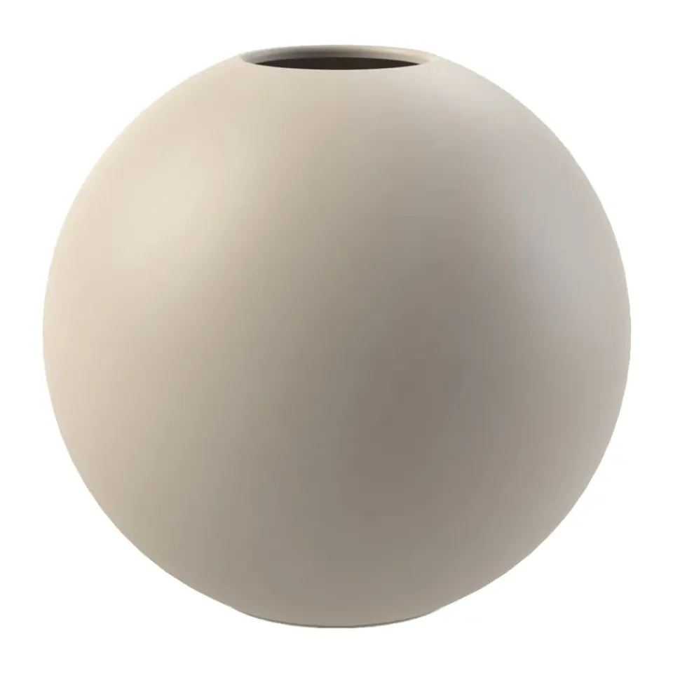 New Cooee Design Ball vase sand, 20 cm Beige