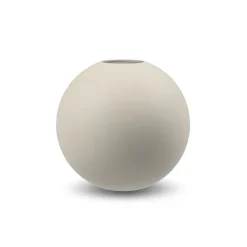 Hot Cooee Design Ball vase shell, 10 cm Grey