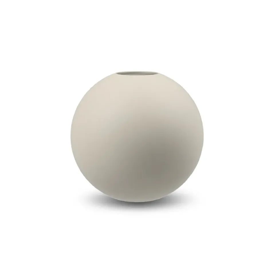 Clearance Cooee Design Ball vase shell, 8 cm Grey