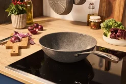 Ballarini Salina Ceramic Granit ceramic wok, 30 cm Grey