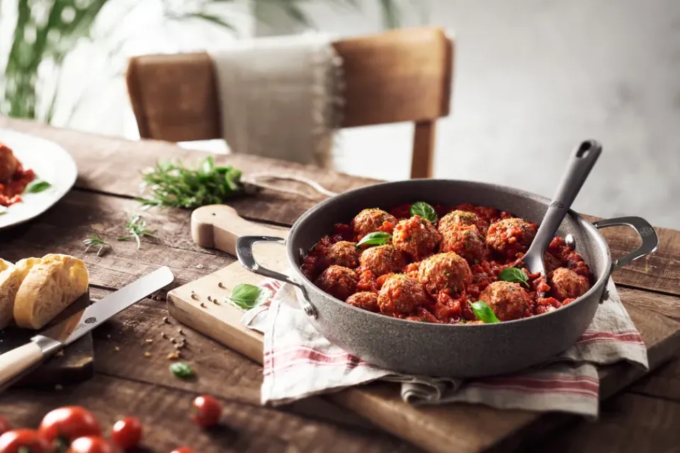 Online Ballarini Salina Ti-X serving pan with glass lid, 28 cm Grey