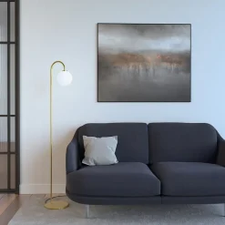 Floor Lamps^Herstal Ballon floor lamp 137 cm, Brass Gold-coloured