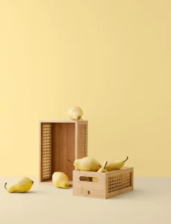Boxes & Jars^RIG-TIG Bamboo box storage box 15x25 cm, Bamboo Beige