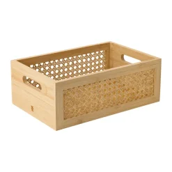 New RIG-TIG Bamboo box storage box 20x30 cm, Bamboo Beige