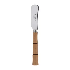 SABRE Paris Bamboo shape butter spreader 14 cm, Light wood laminated Brown