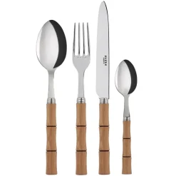 Best SABRE Paris Bambou cutlery 24 pcs, natural wood Brown