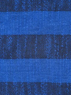 Cotton Blankets & Throws^Tom Dixon Band throw 160x200 cm, Blue & Black BlueBlack
